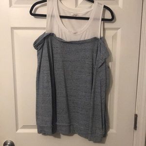 Maurices cold shoulder sweatshirt